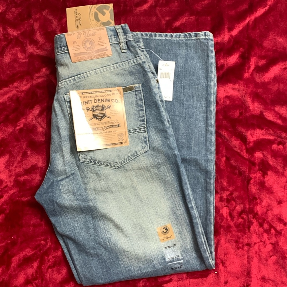 $48 NWT G-Unit Mens Loose Super Relaxed Jeans 30”x32